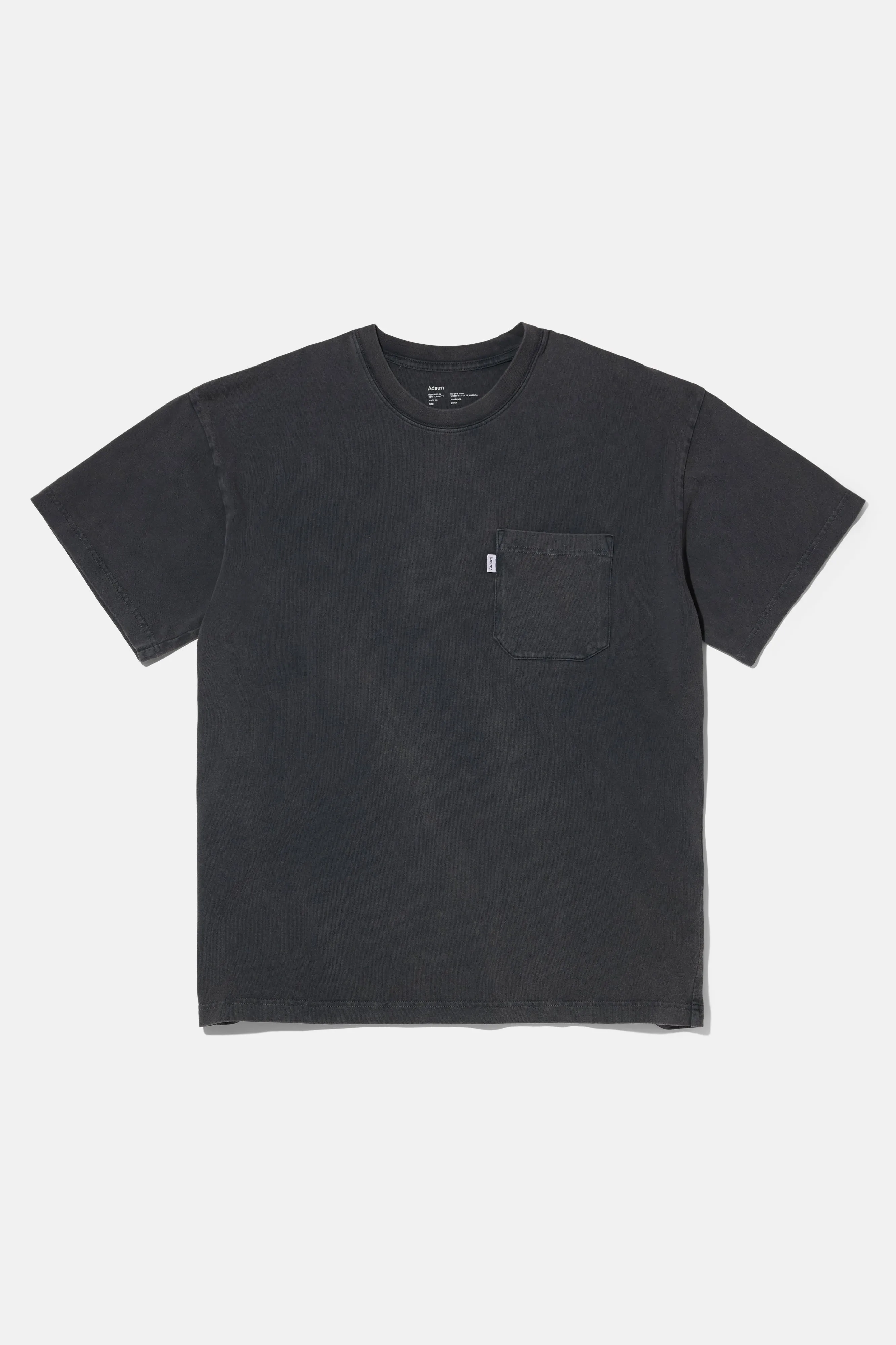 Pocket Tee - Washed Grey sold by Adsum