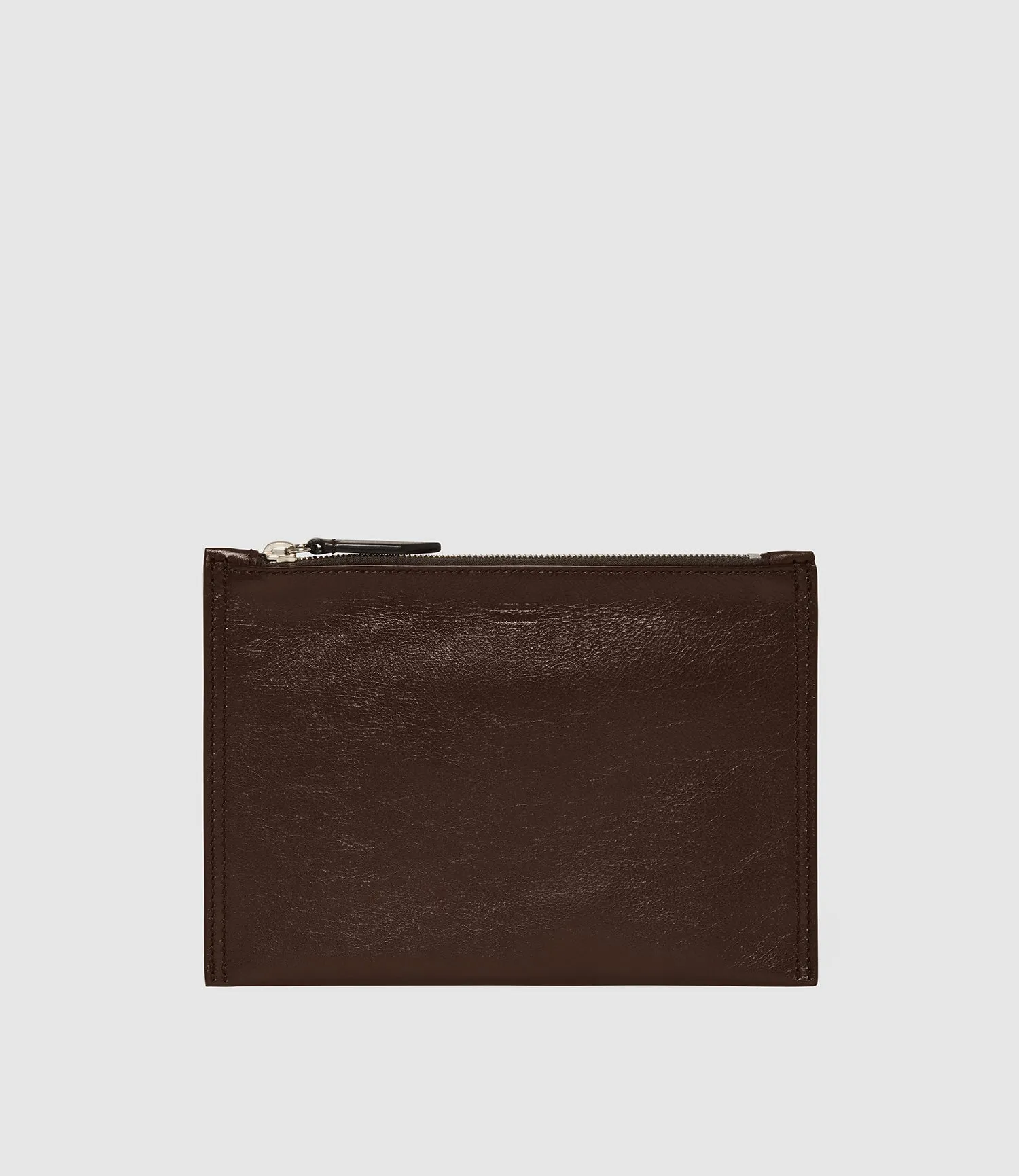 Small Flat Pouch Elvis Walnut sold by Metier
