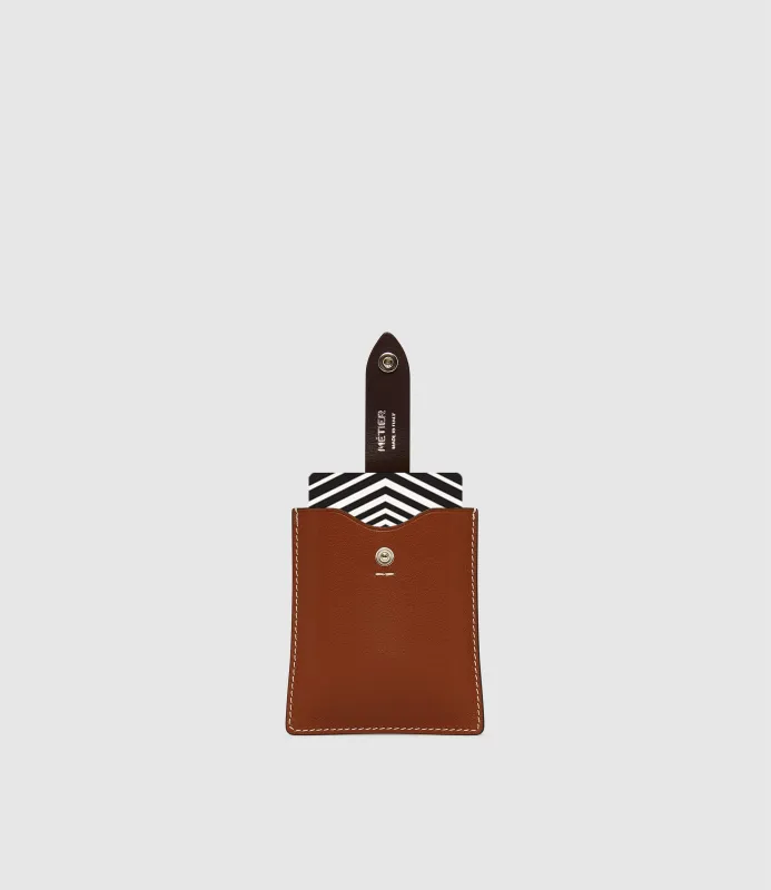 Playing Cards and Deck of Cards Case Smooth Calfskin Sienna made by Metier