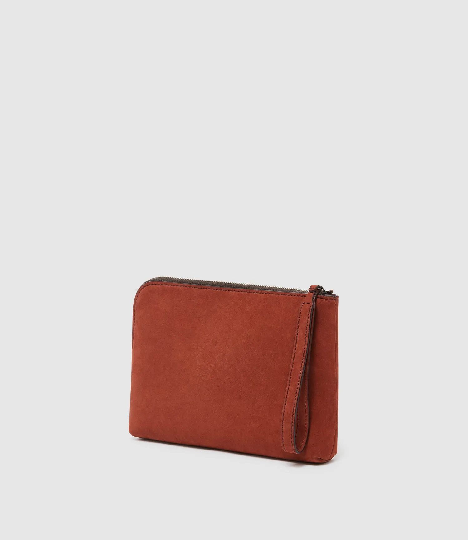 Wristlet Clutch Nubuck Rust sold by Metier product image thumbnail 4