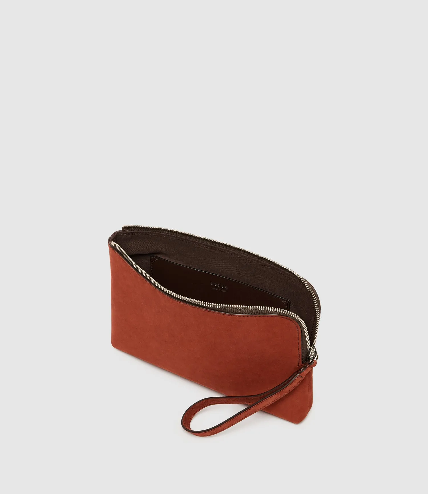 Wristlet Clutch Nubuck Rust sold by Metier product image thumbnail 3