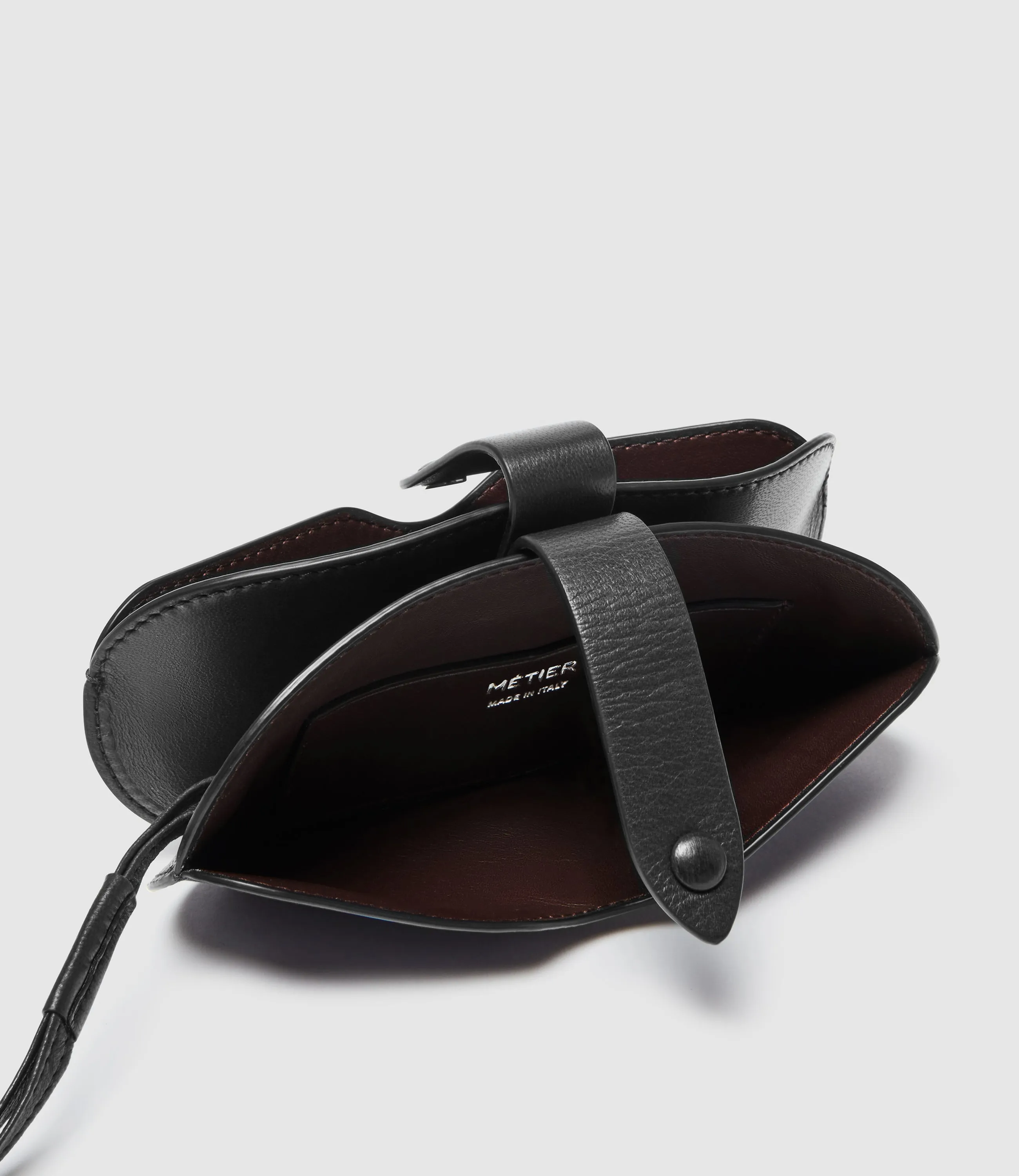 Glasses Case Double With Strap Buttery Nappa Black sold by Metier product image thumbnail 3