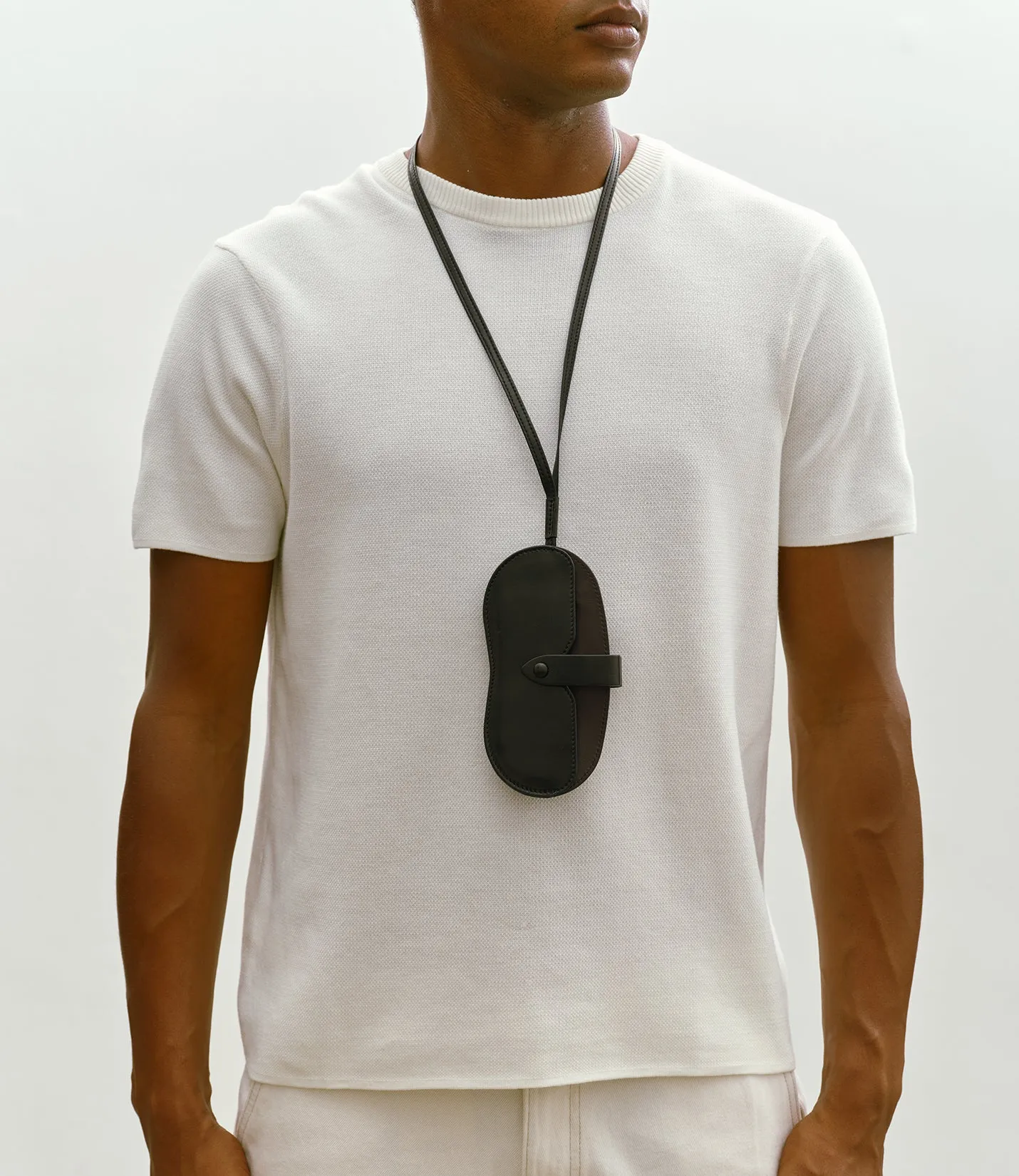 Glasses Case Double With Strap Buttery Nappa Black sold by Metier product image thumbnail 2