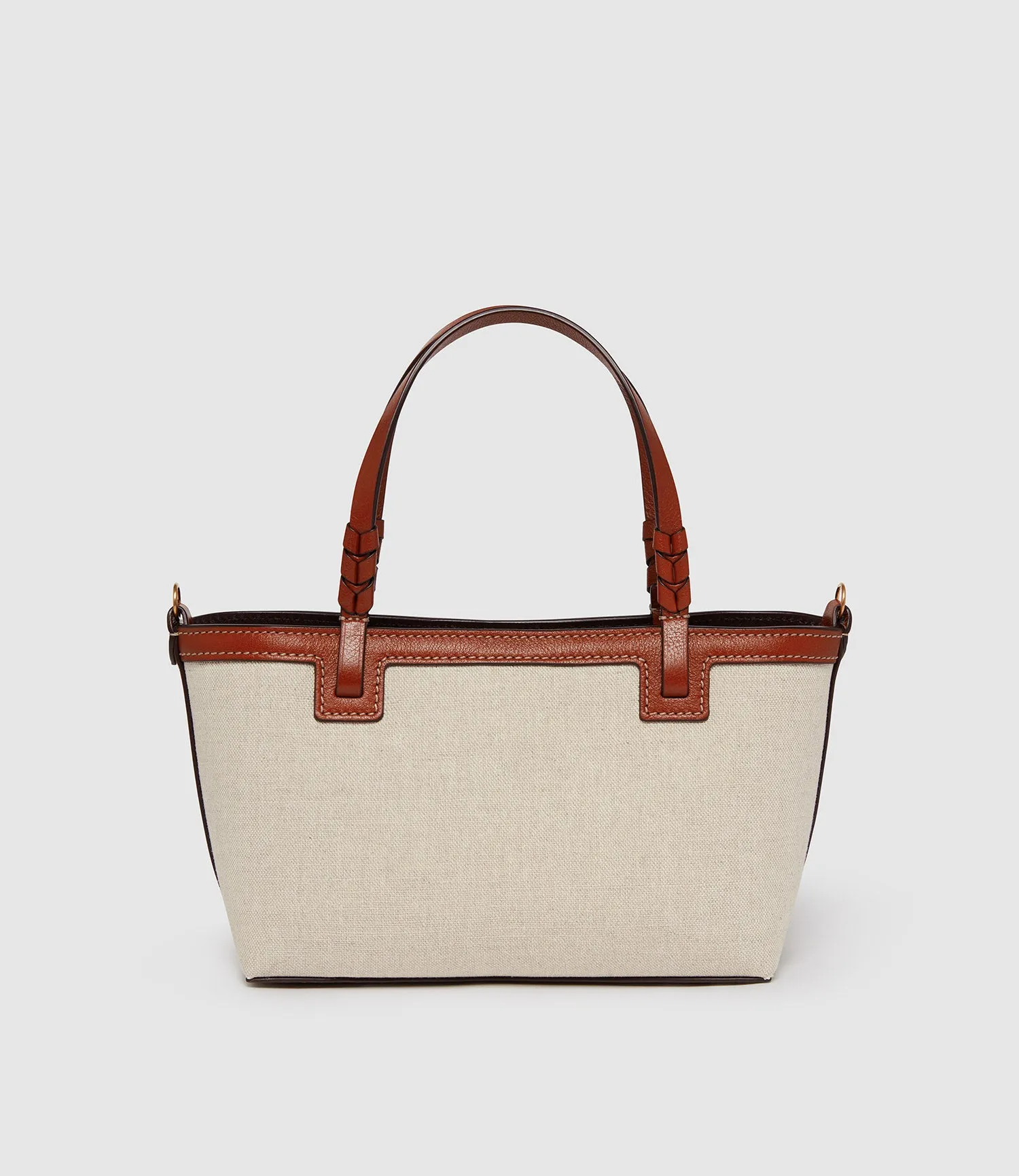 Cala 21 Natural Linen with Cognac sold by Metier
