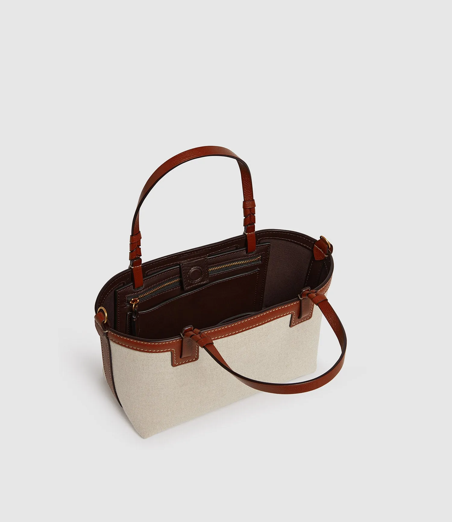 Cala 21 Natural Linen with Cognac sold by Metier product image thumbnail 3