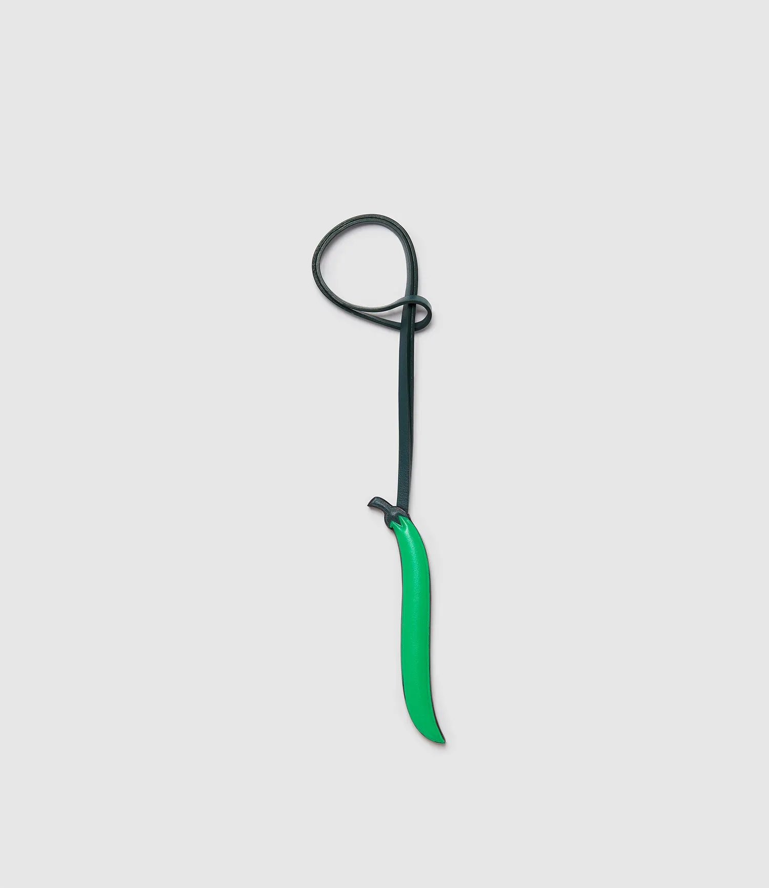 Métier x Gohar World Bean Charm Smooth Calfskin Green sold by Metier