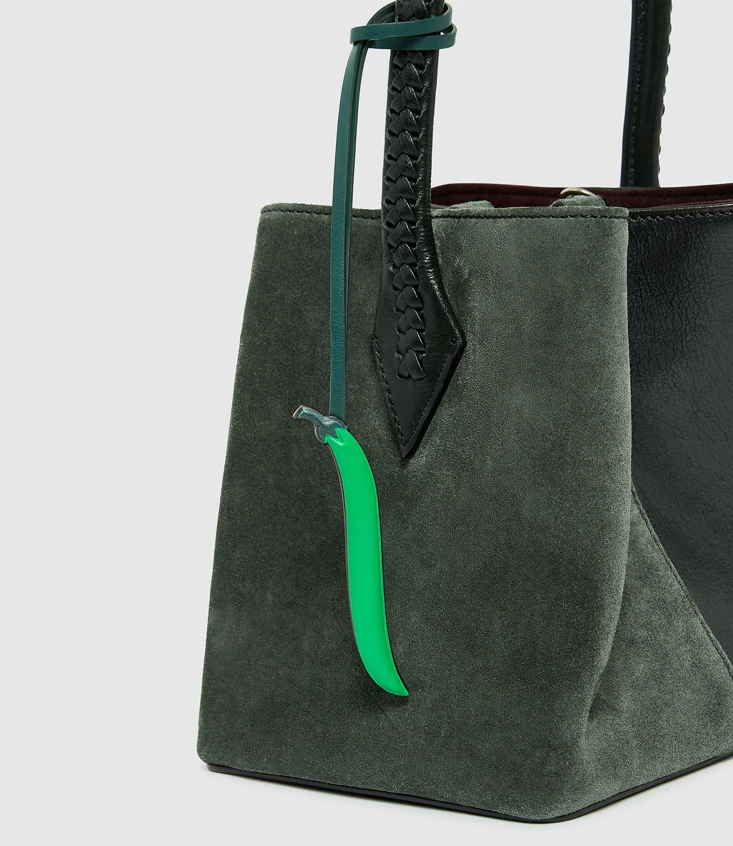 Métier x Gohar World Bean Charm Smooth Calfskin Green sold by Metier product image thumbnail 2