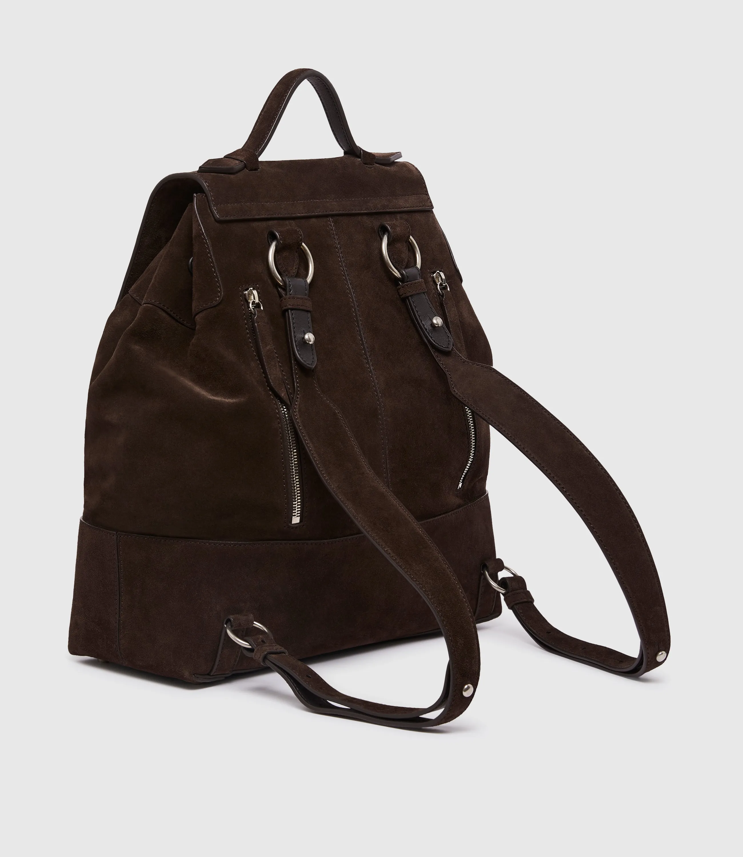 Glide Backpack Suede Chocolate sold by Metier product image thumbnail 3