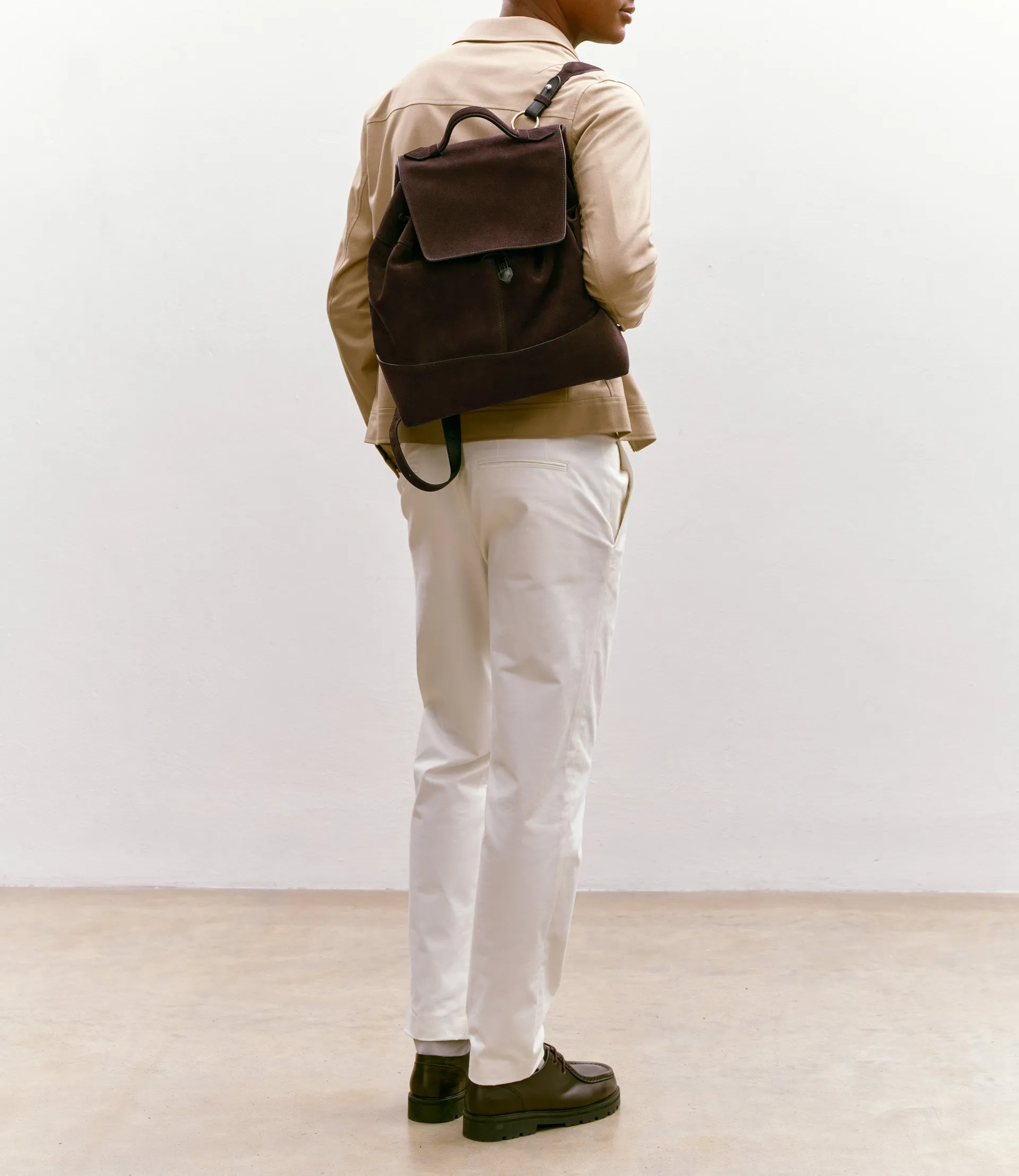 Glide Backpack Suede Chocolate sold by Metier product image thumbnail 2