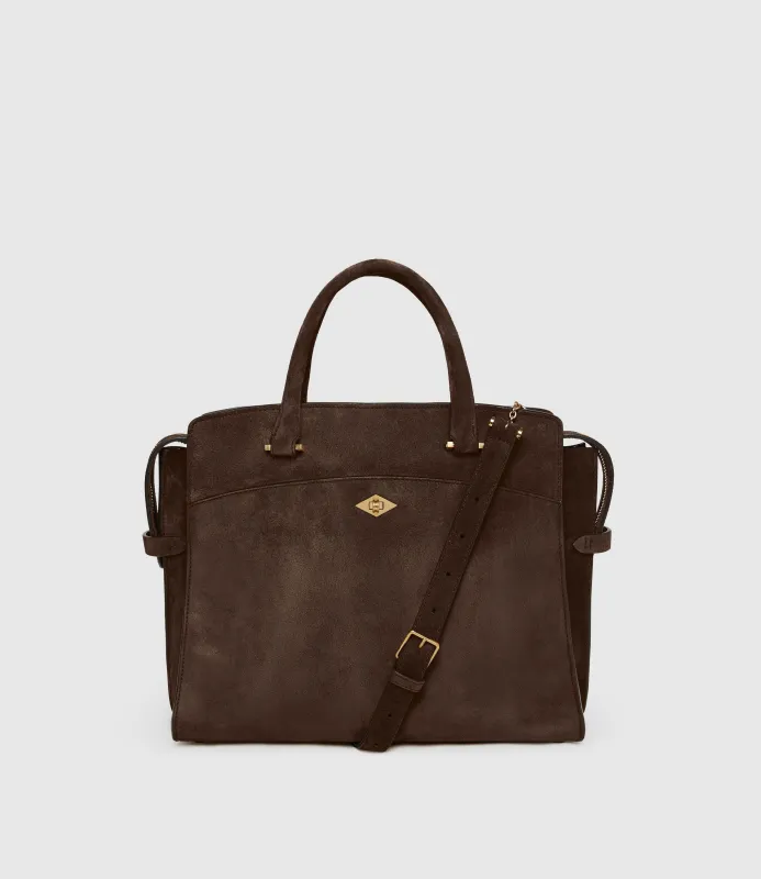 Private Eye Slim Suede Chocolate made by Metier