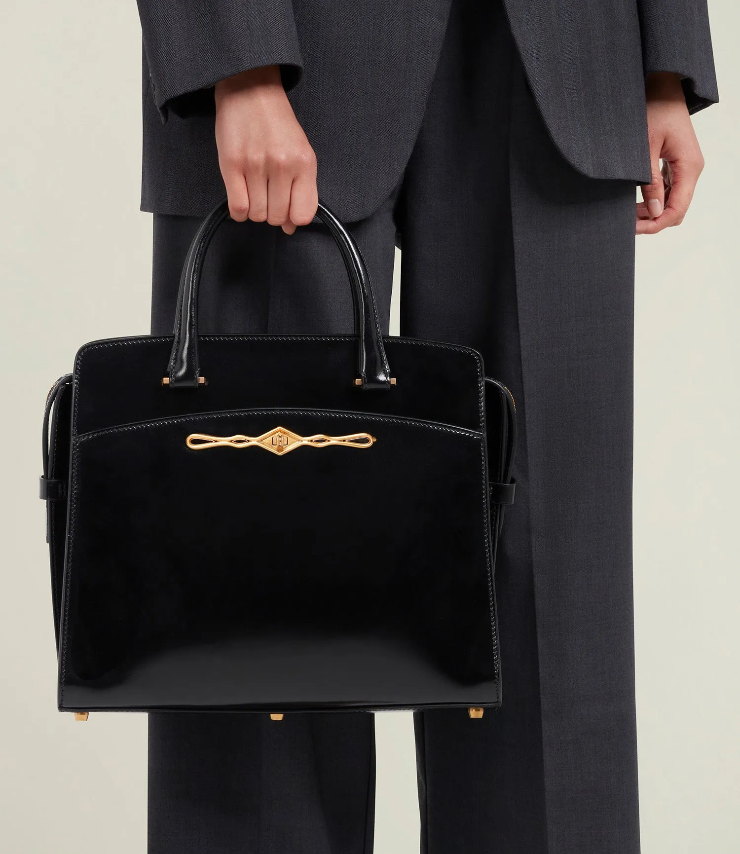 Fernando Jorge | Métier Private Eye Slim Glossy Calfskin Black sold by Metier product image thumbnail 5