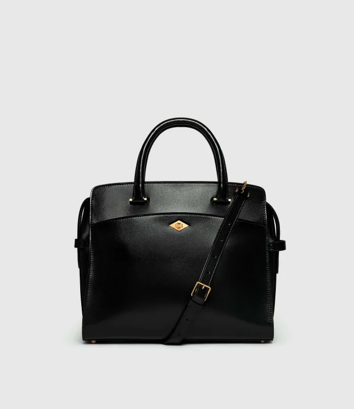 Private Eye Slim Glossy Calfskin Black made by Metier