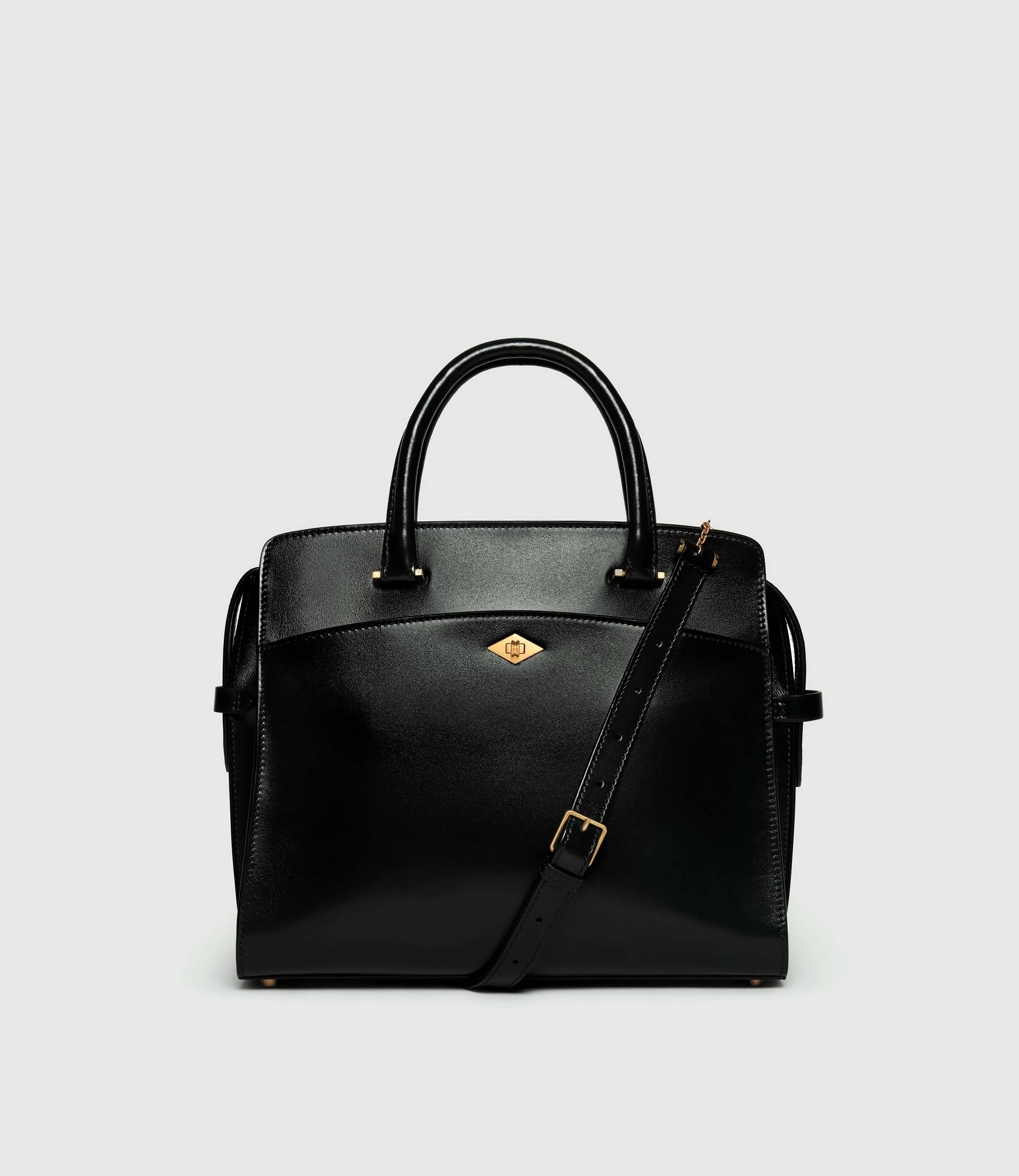 Private Eye Slim Glossy Calfskin Black sold by Metier