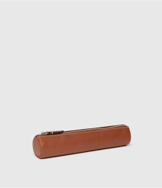 Pencil Case Buffalo Cognac made by Metier