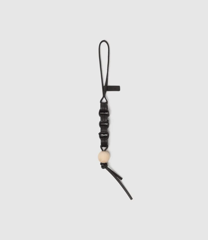 Aquilone Ball Charm Smooth Calfskin Black made by Metier