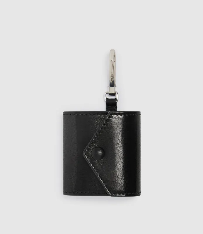 Airpods Case Buttery Nappa Black made by Metier