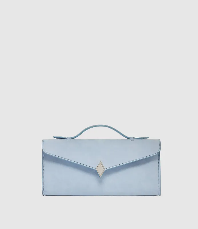 Edge Clutch Suede Hydra made by Metier