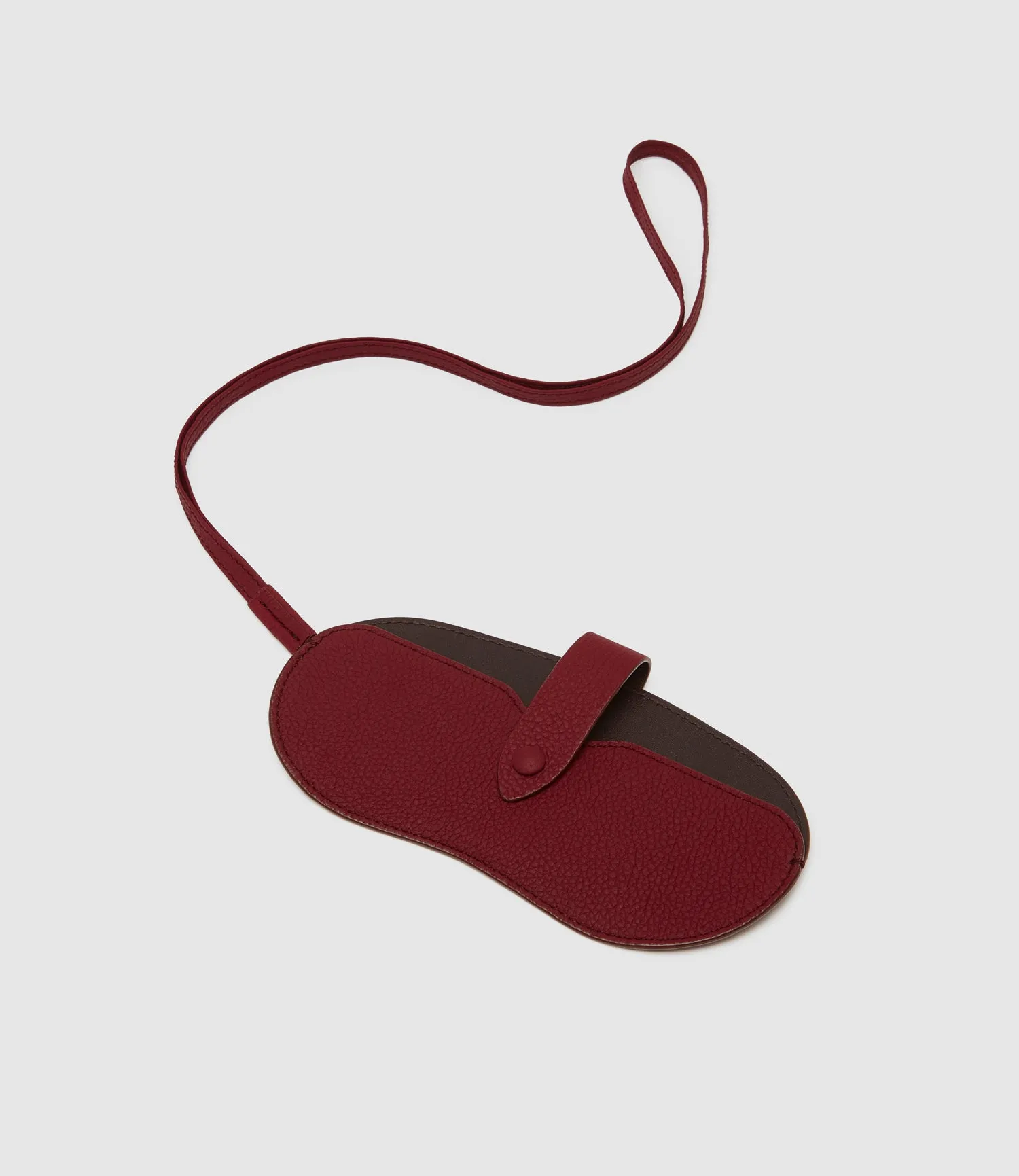 Glasses Case With Strap Soft Grain Rosso sold by Metier product image thumbnail 3