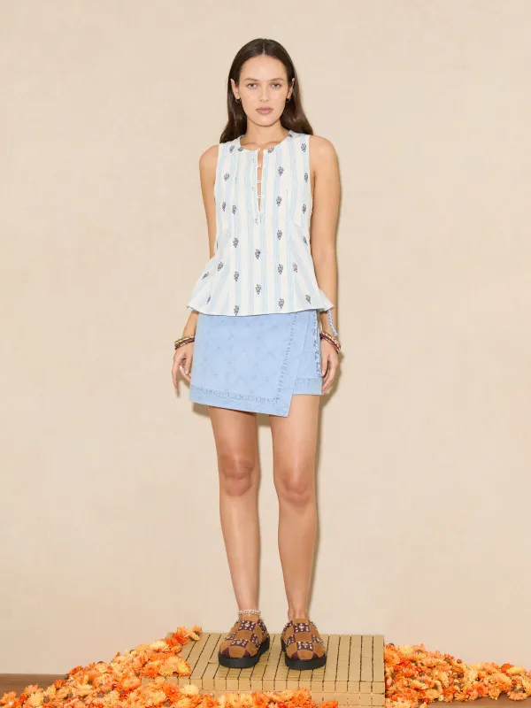 Sirenuse Peplem Top made by BOTEH