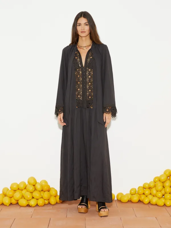 Starry Nights Wide Sleeve Maxi Dress made by BOTEH