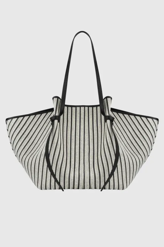XL MOCHI - STRIPED WOVEN CANVAS made by Yuzefi