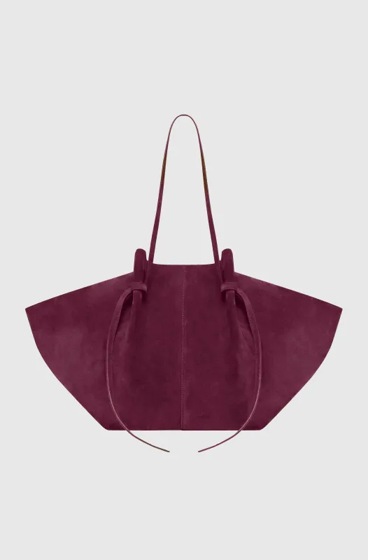 LARGE MOCHI - WINE SUEDE made by Yuzefi