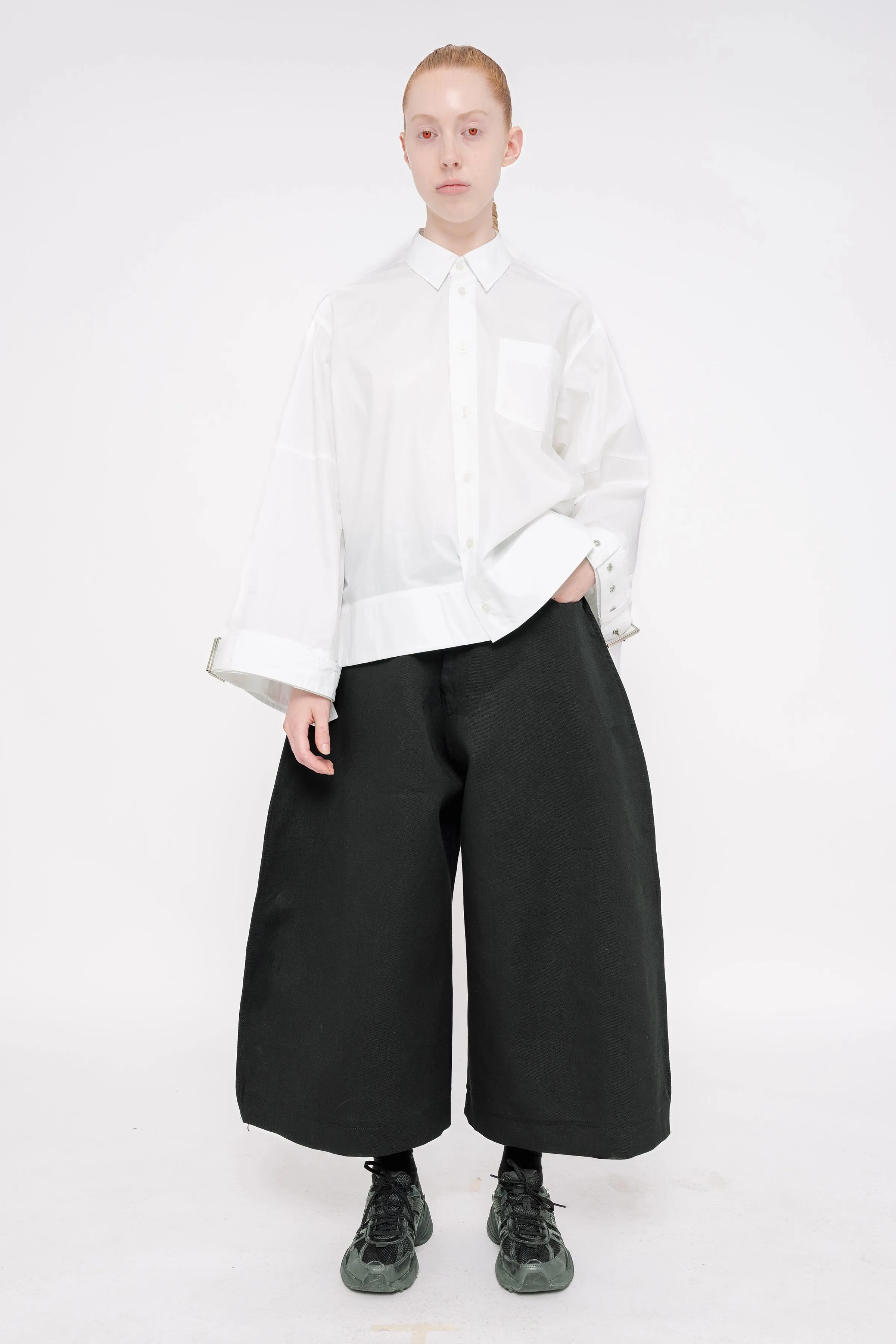 WHITE BELTED SHIRT sold by MELITTA BAUMEISTER product image thumbnail 2