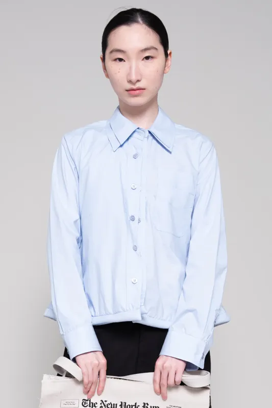 SOFT BLUE DOUBLED SHIRT made by MELITTA BAUMEISTER
