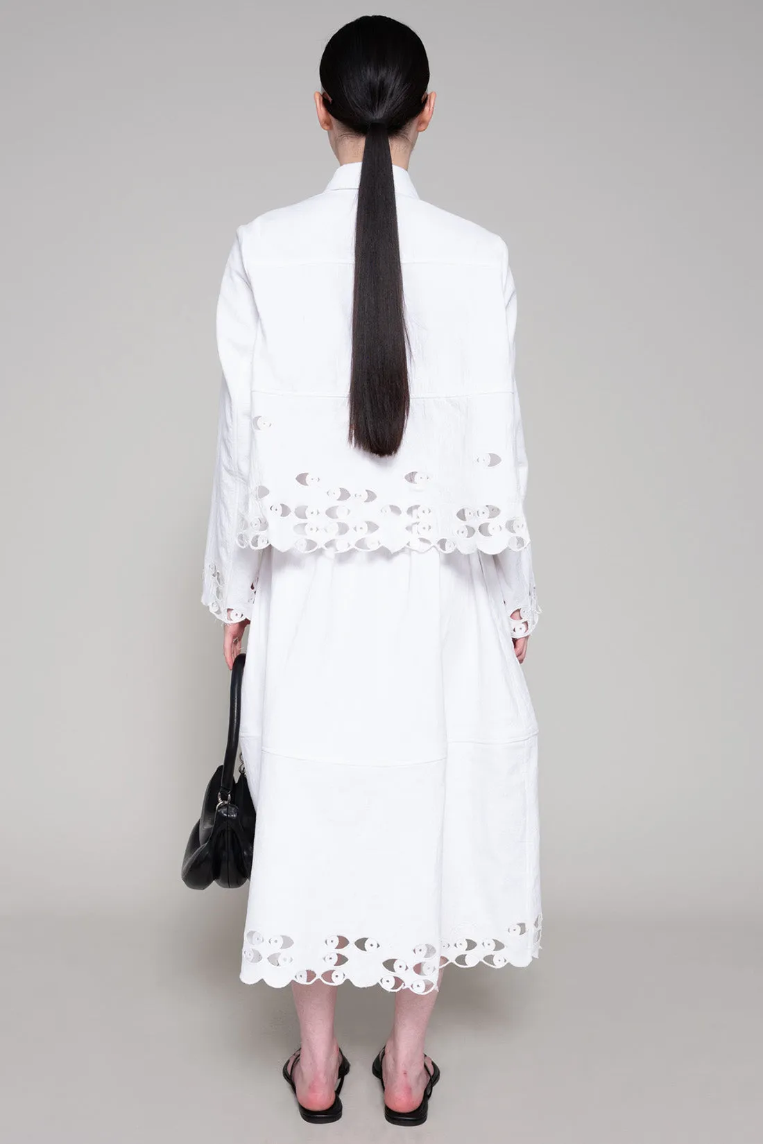 WHITE WATCHING SHIRT JACKET sold by MELITTA BAUMEISTER product image thumbnail 4