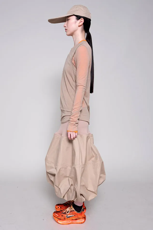 BEIGE LONG SLEEVE DOUBLE TOP sold by MELITTA BAUMEISTER product image thumbnail 4