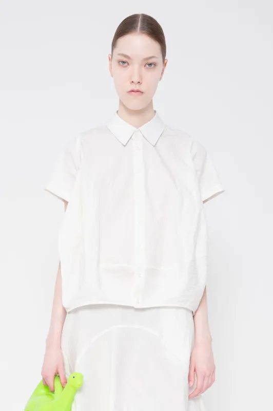 WHITE WAVY SHIRT made by MELITTA BAUMEISTER