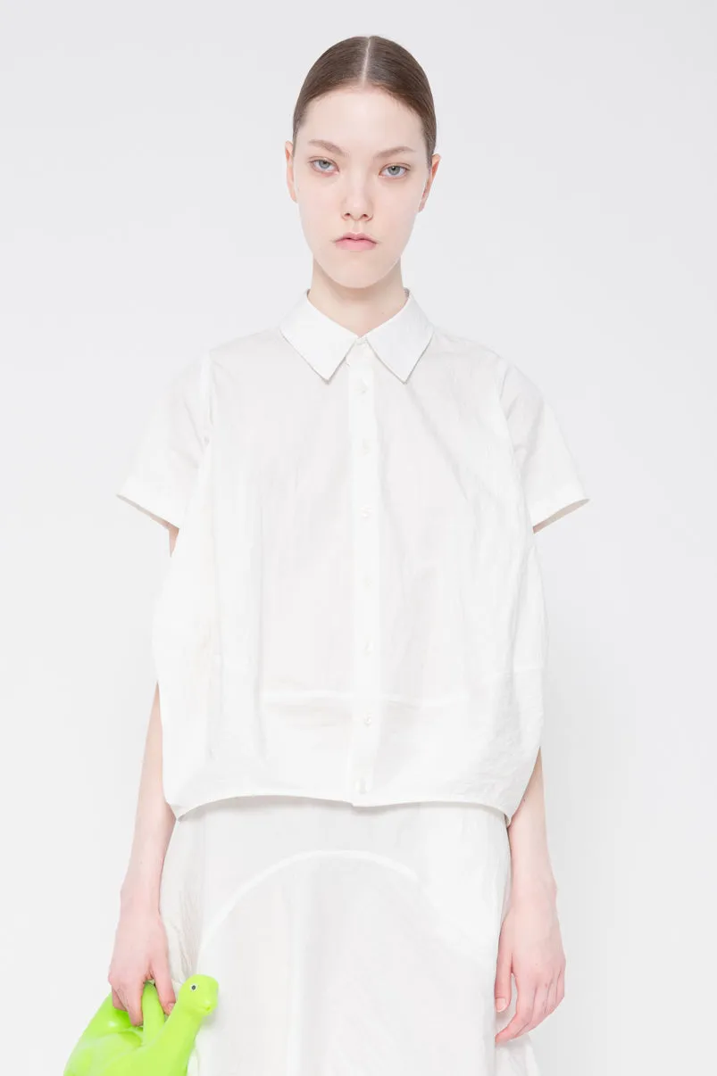 WHITE WAVY SHIRT sold by MELITTA BAUMEISTER