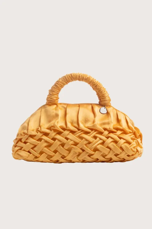Lune Mini Bag in Marigold made by Merlette NYC