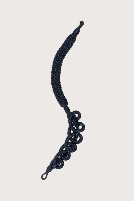 Uppsala Belt in Navy made by Merlette NYC