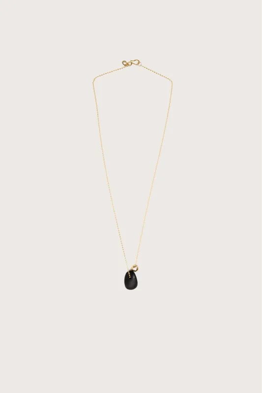 Dinosaur Designs Joie De Vivre Pendant in Black/Silver made by Dinosaur Designs