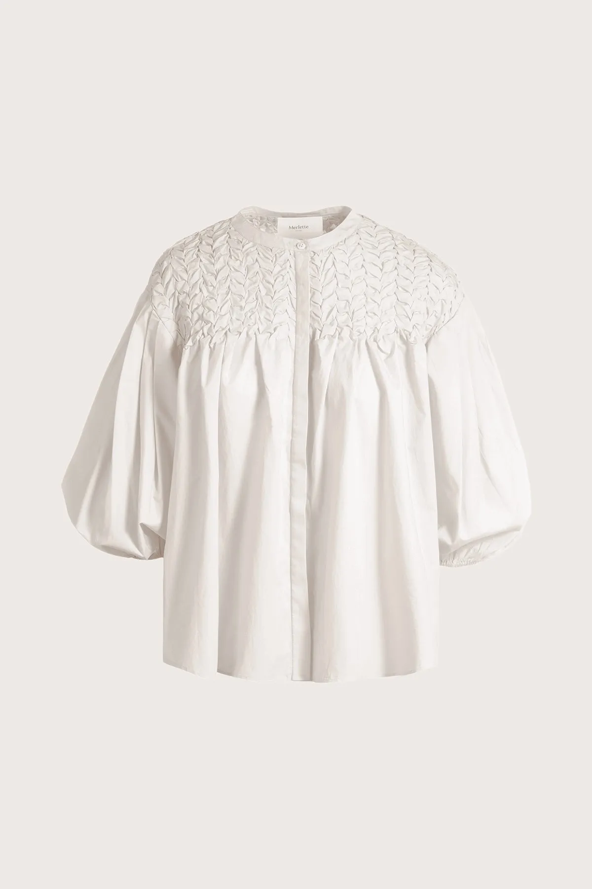 Meadow Top in White sold by Merlette NYC product image thumbnail 2