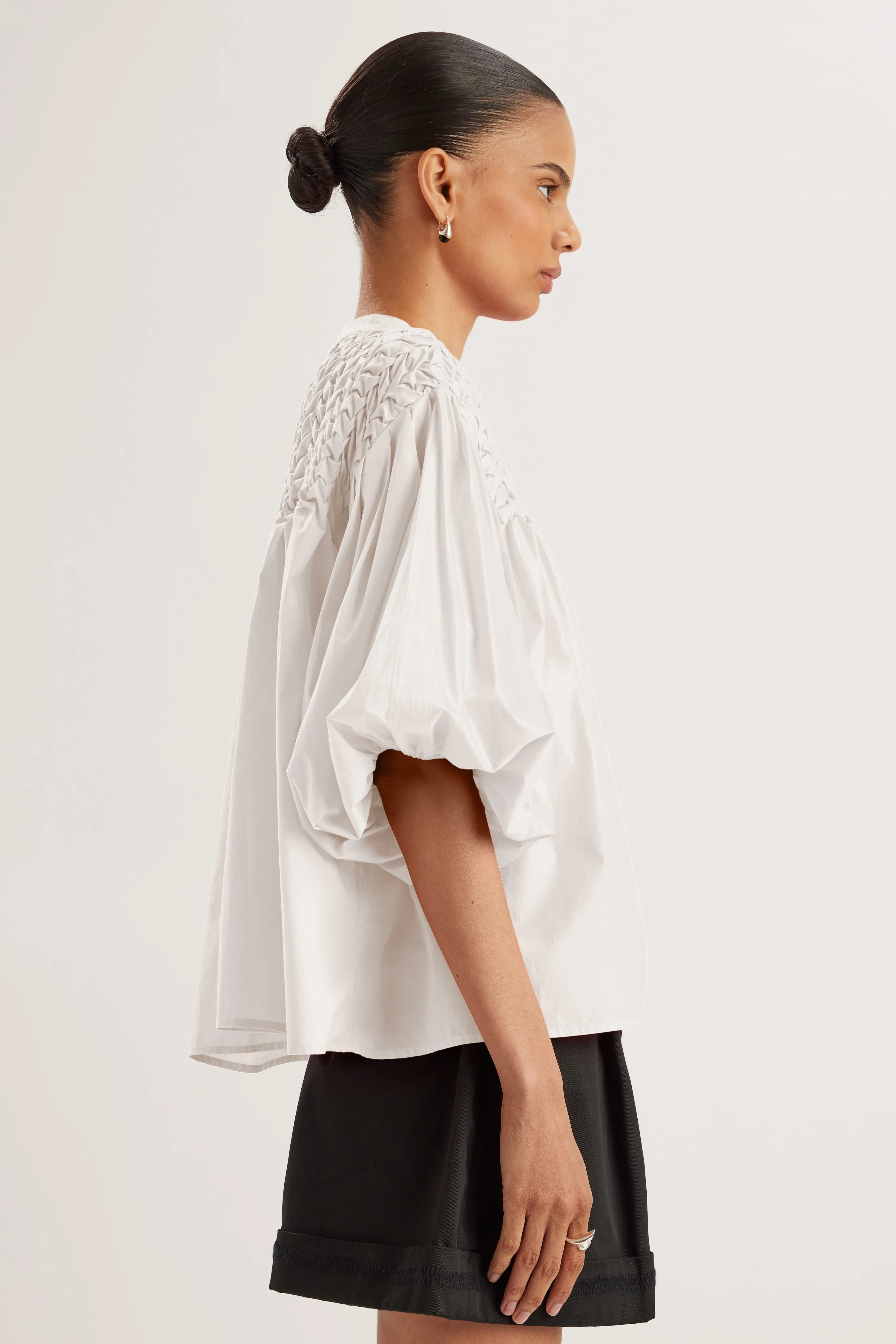 Meadow Top in White sold by Merlette NYC product image thumbnail 3
