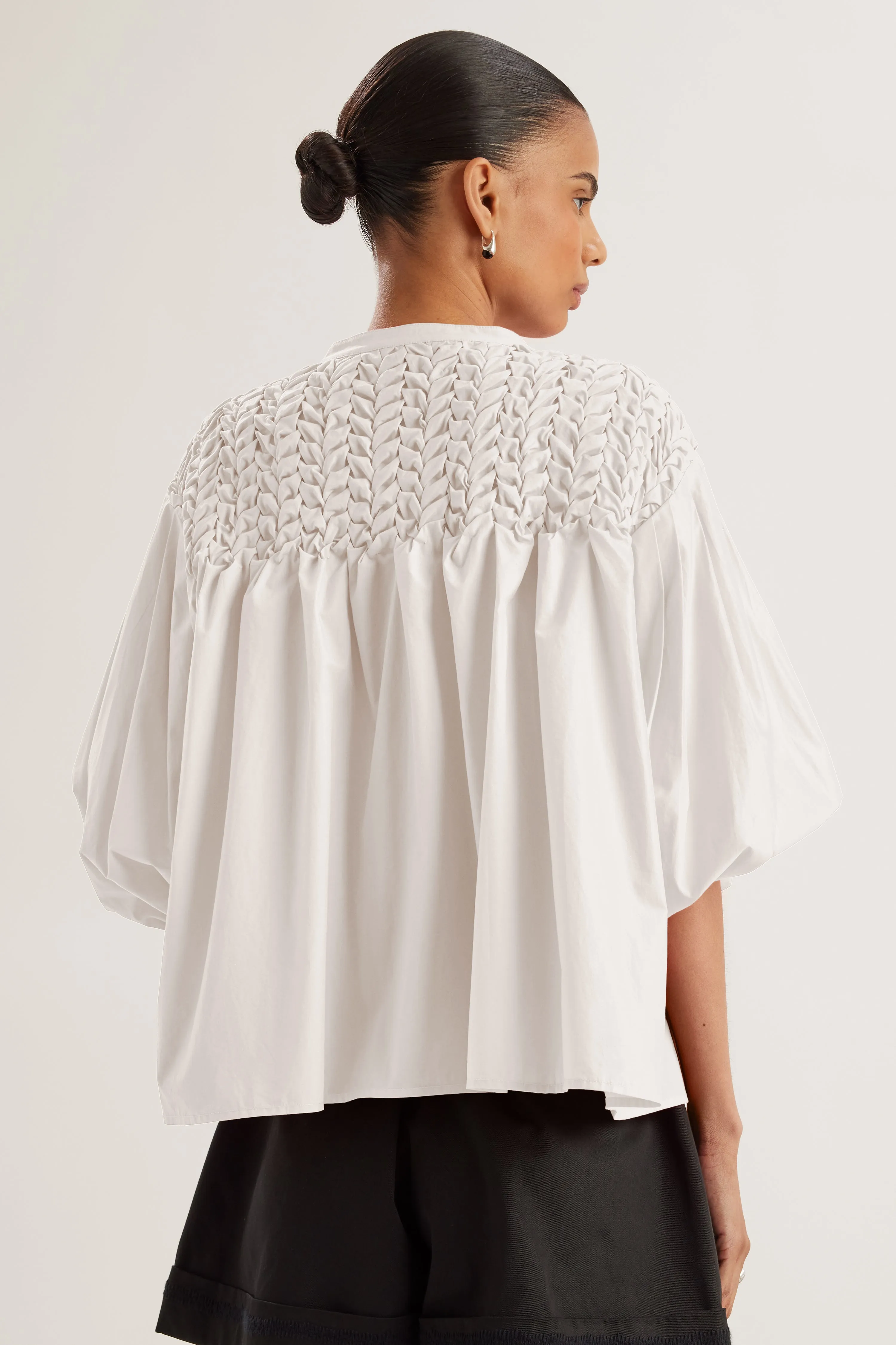 Meadow Top in White sold by Merlette NYC product image thumbnail 4