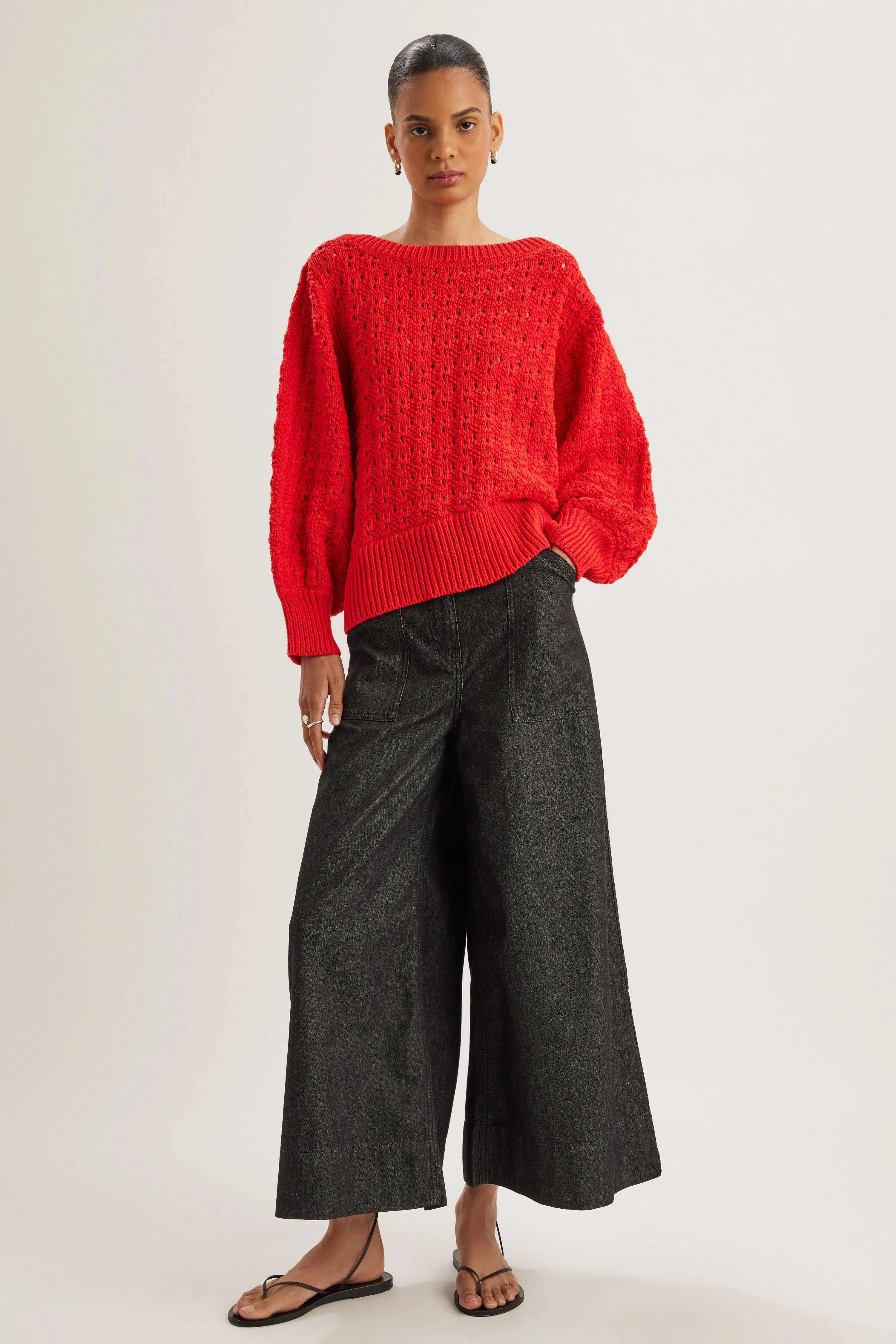 Cy Sweater in Cherry sold by Merlette NYC product image thumbnail 3