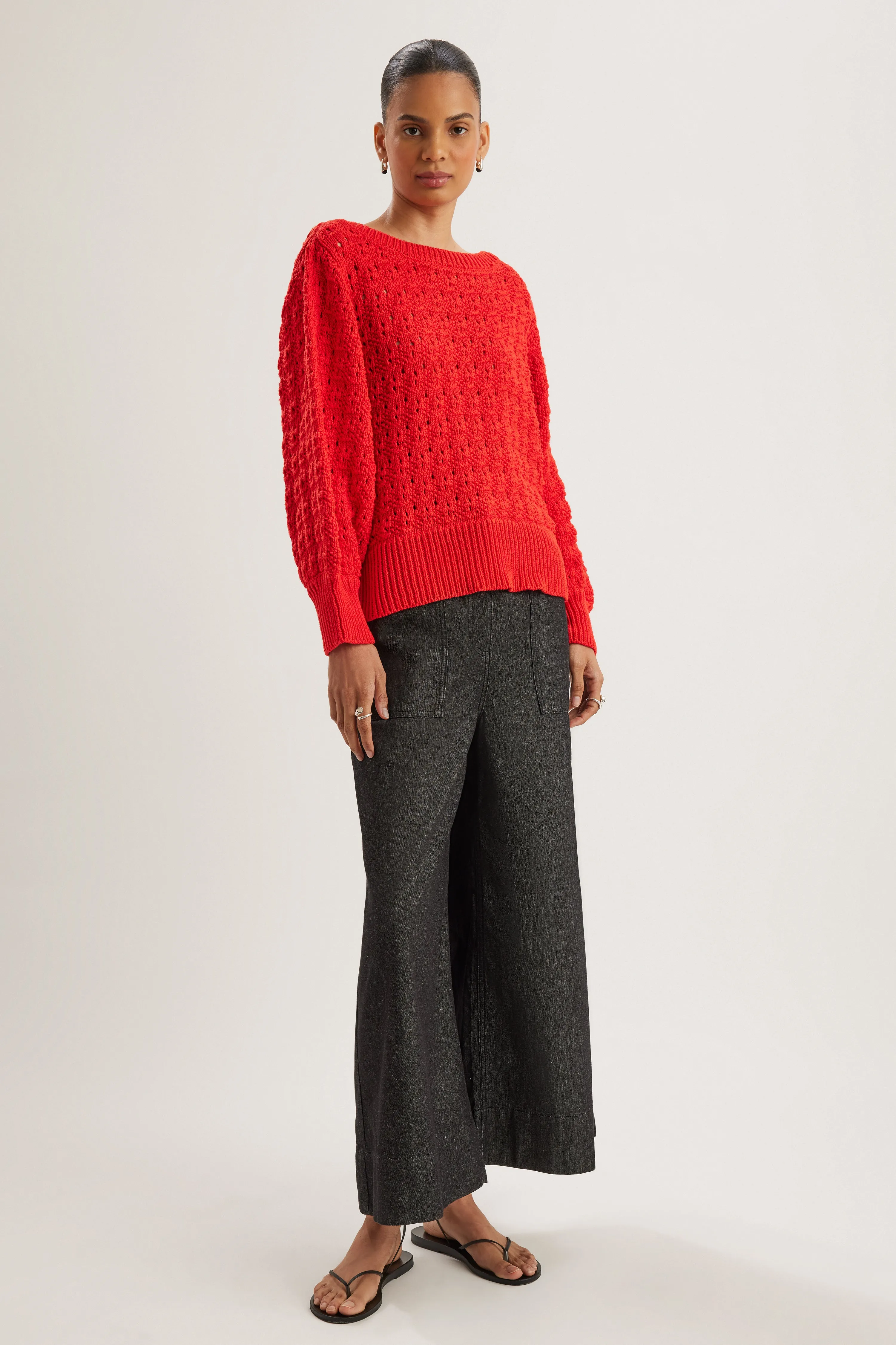 Cy Sweater in Cherry sold by Merlette NYC product image thumbnail 4