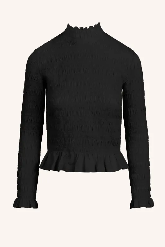 Kantor Top in Black made by Merlette NYC