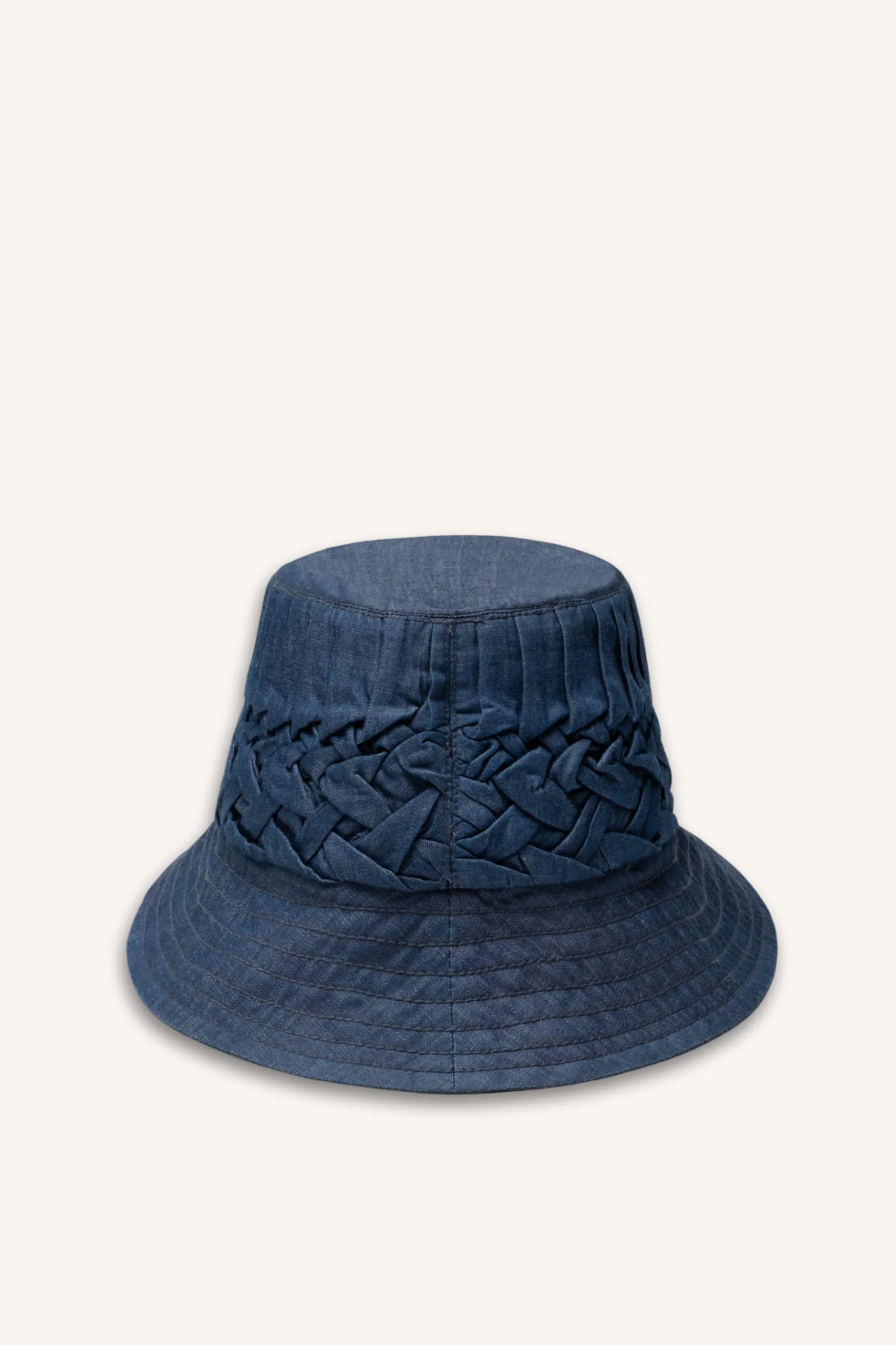 Marbella Hat in Dark Denim sold by Merlette NYC product image thumbnail 2