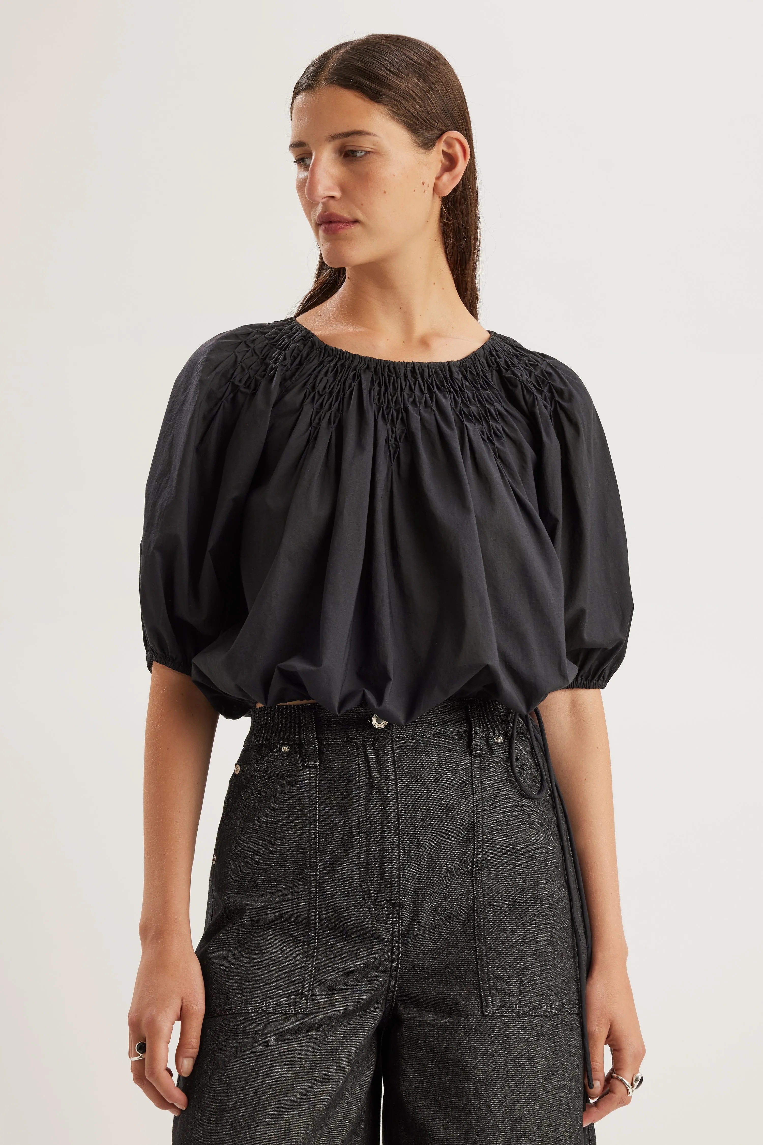 Lotus Top in Black sold by Merlette NYC product image thumbnail 2