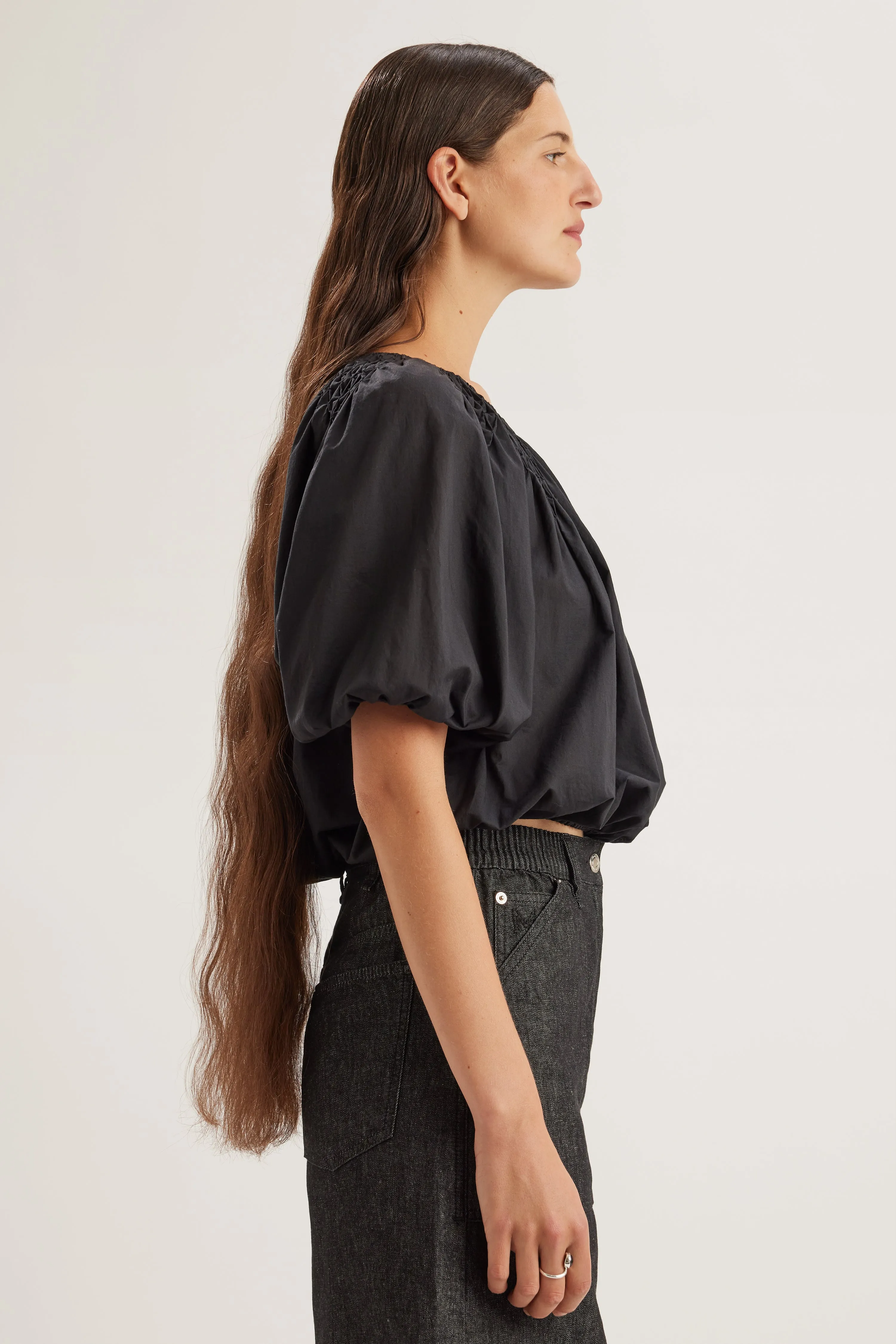 Lotus Top in Black sold by Merlette NYC product image thumbnail 4