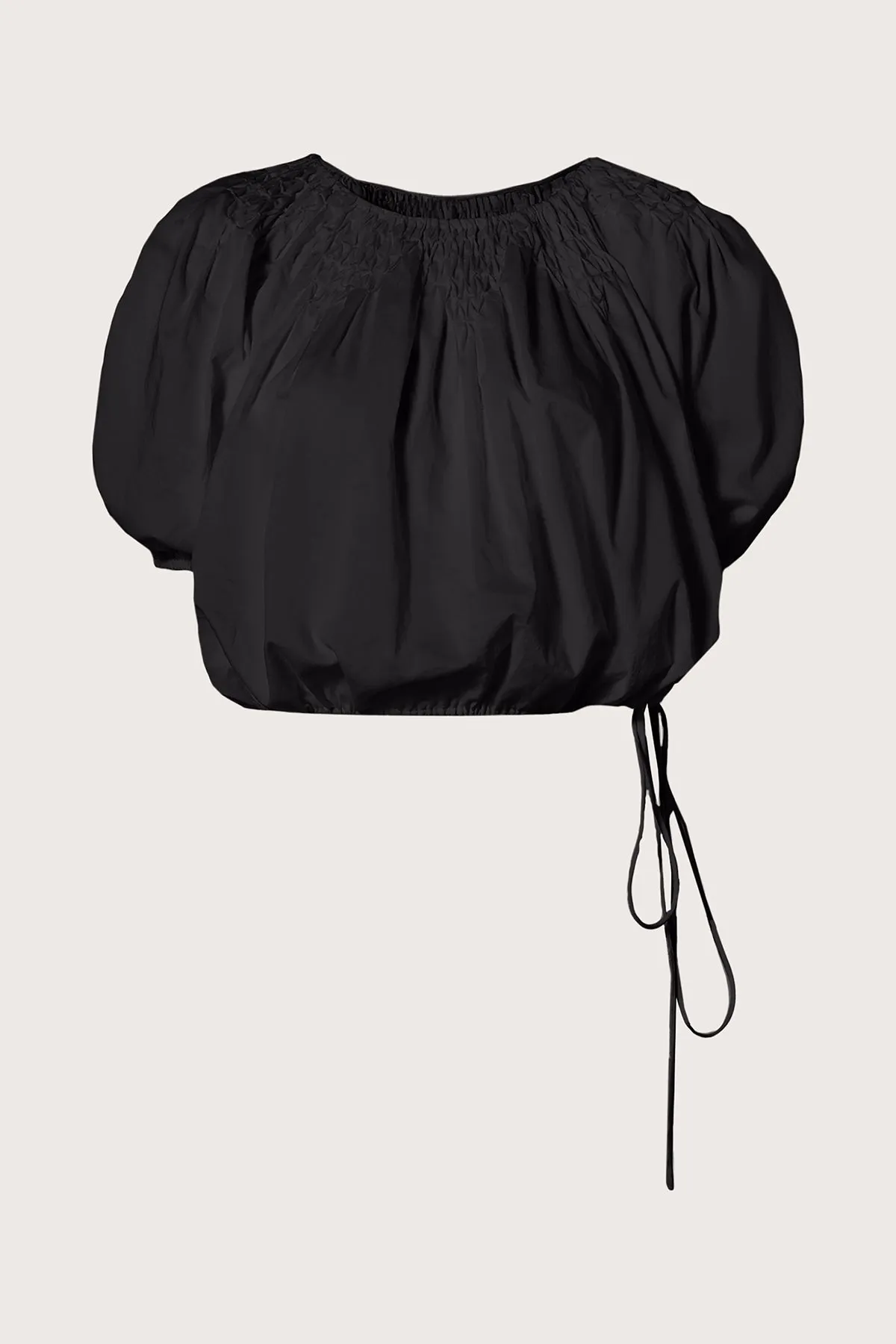 Lotus Top in Black sold by Merlette NYC