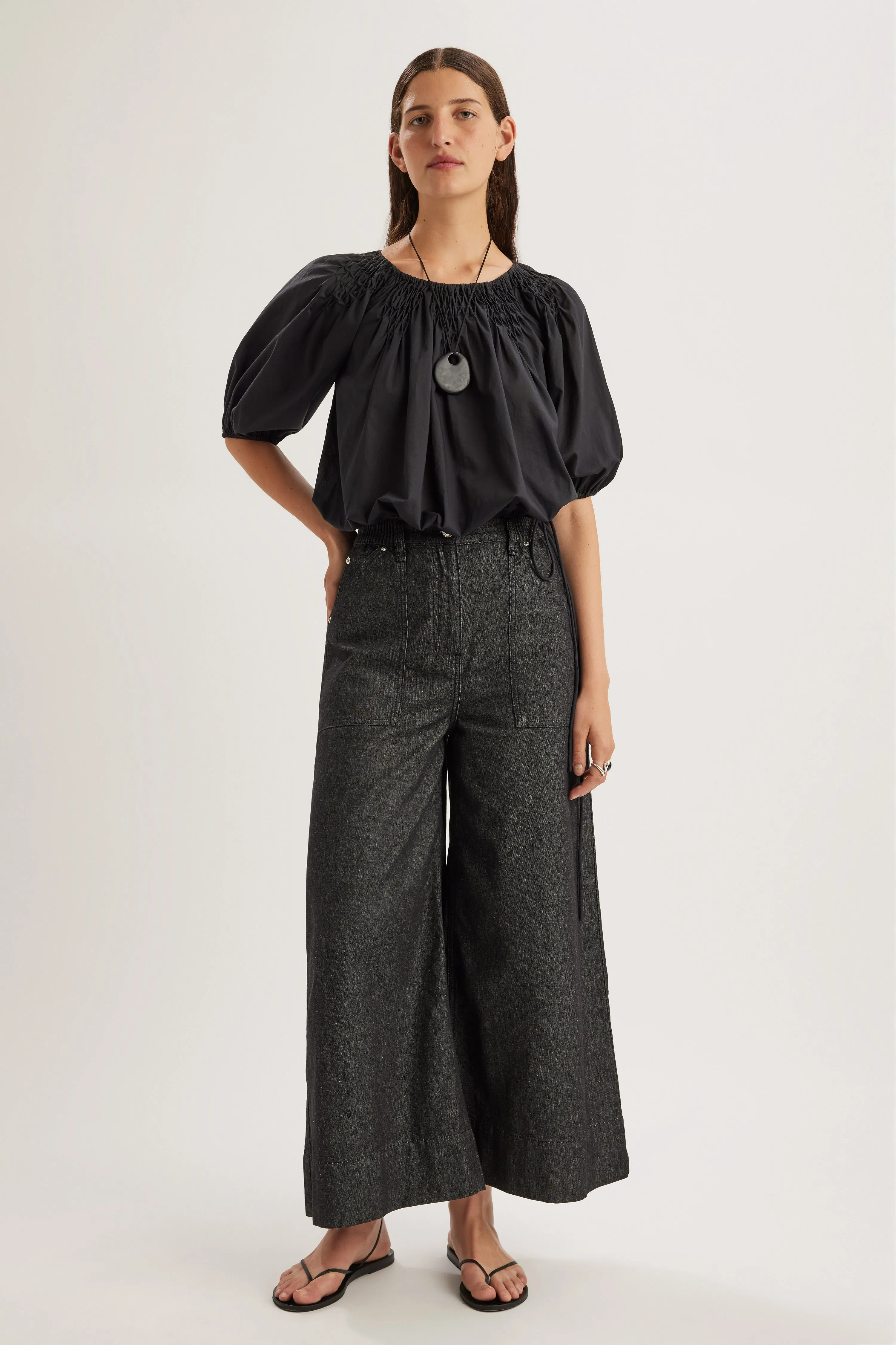 Lotus Top in Black sold by Merlette NYC product image thumbnail 3
