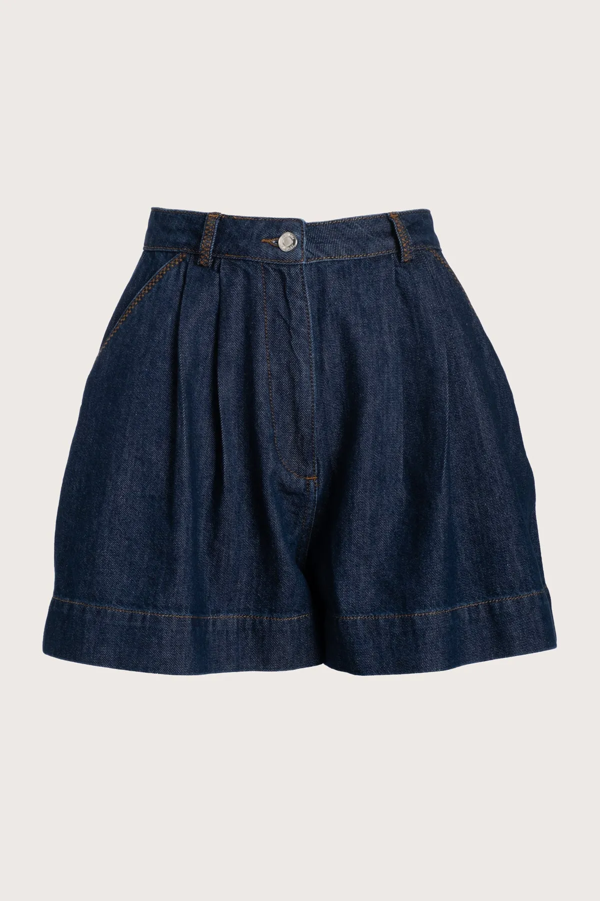 Catalina Short in Dark Blue Wash sold by Merlette NYC