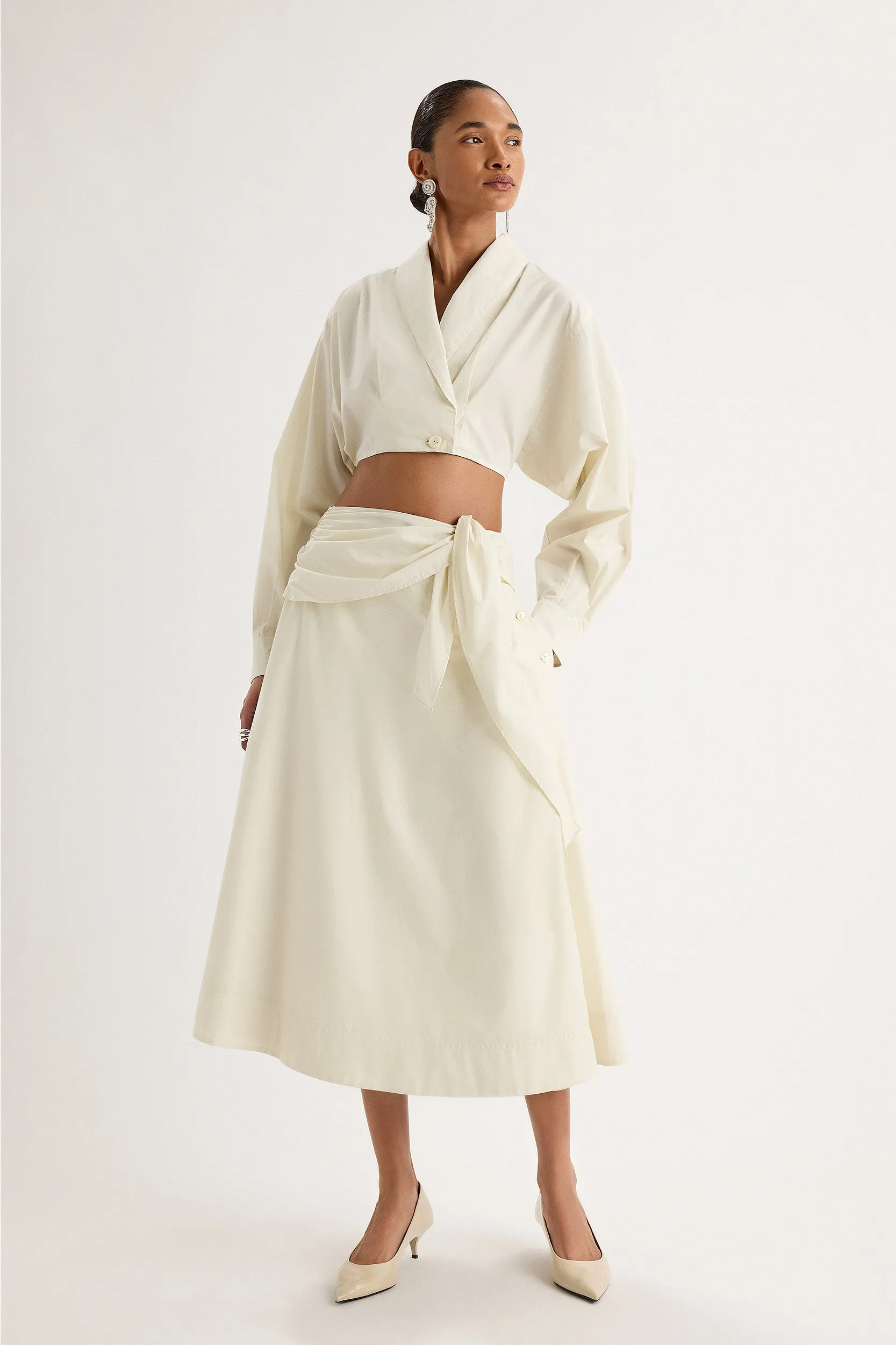 Eterna Top in Chalk sold by Merlette NYC product image thumbnail 2