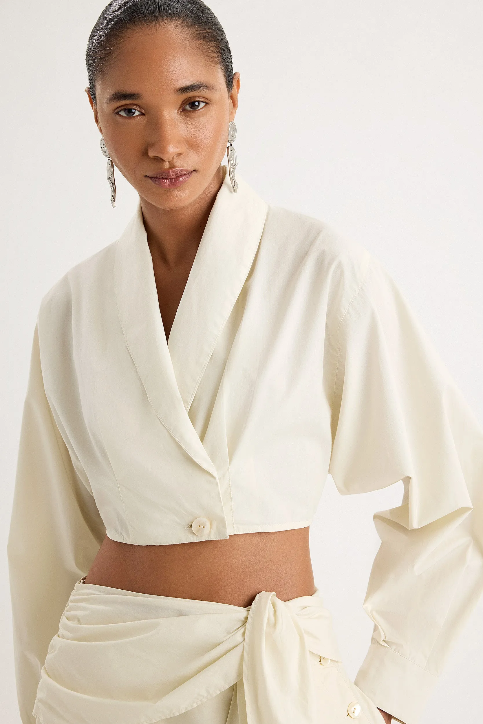 Eterna Top in Chalk sold by Merlette NYC product image thumbnail 5