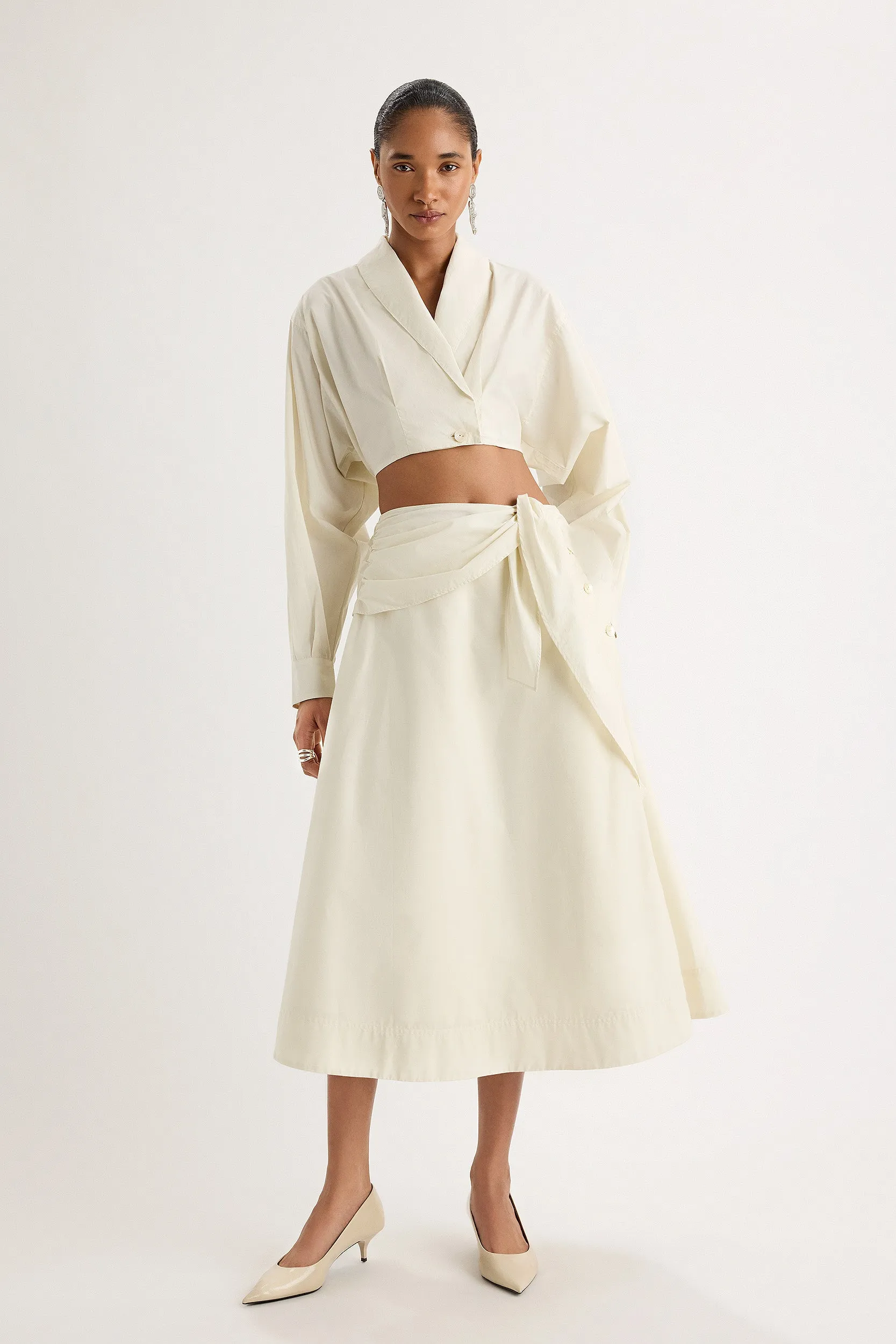 Eterna Top in Chalk sold by Merlette NYC